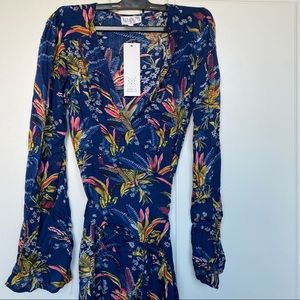 XIX Palms Maxi Wrap Dress